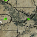 Fossil T6S R21E Township Map Preview 3