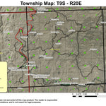 Coyote Mountain T9S R20E Township Map Preview 1