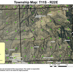 Keyes Mountain T11S R22E Township Map Preview 1