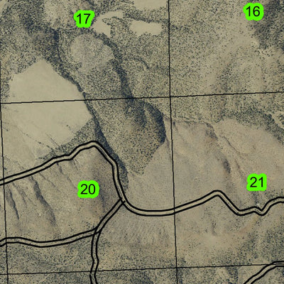 Keyes Mountain T11S R22E Township Map Preview 2