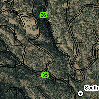 Ochoco Butte T13S R20E Township Map Preview 3