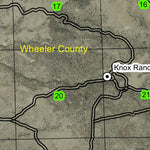 Cripple Creek T7S R20E Township Map Preview 2
