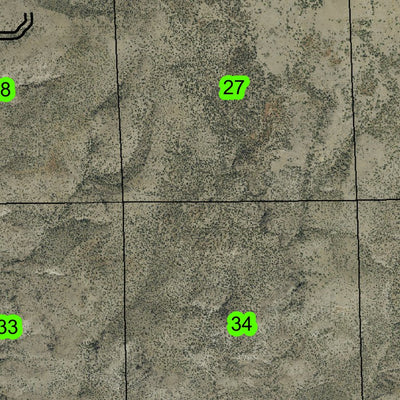 Cripple Creek T7S R20E Township Map Preview 3