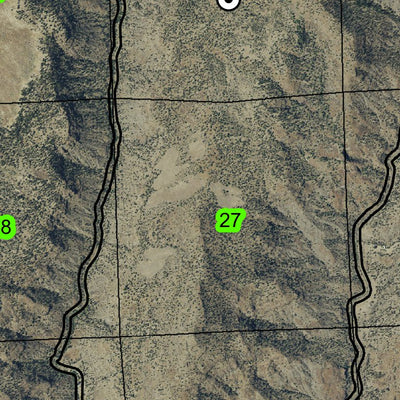 Frizzel Mountain T8S R23E Township Map Preview 3