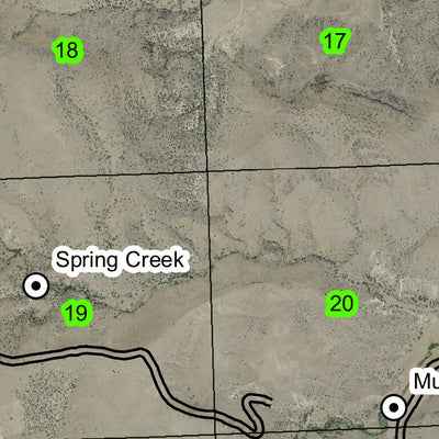 Mountain Creek T12S R25E Township Map Preview 2