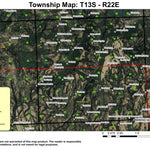Peterson Point T13S R22E Township Map Preview 1