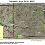 Sheep Mountain T8S R20E Township Map Preview 1