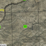 Sheep Mountain T8S R20E Township Map Preview 3