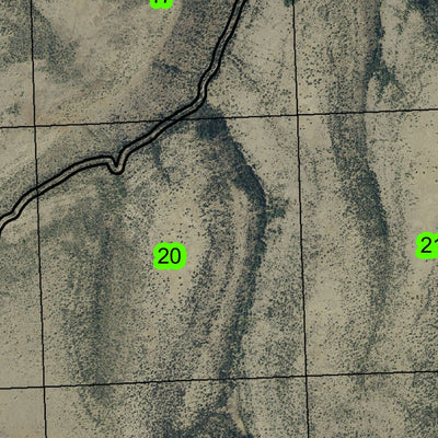 Sentinel Peak T9S R24E Township Map Preview 2
