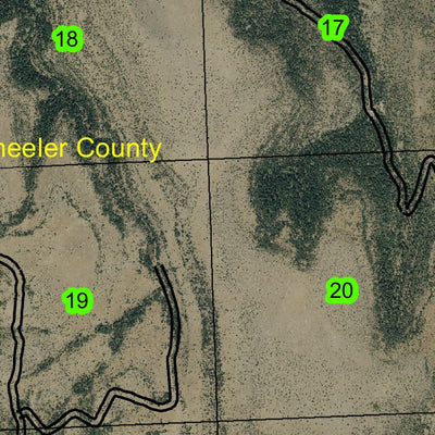 Mount Misery T10S R25E Township Map Preview 2