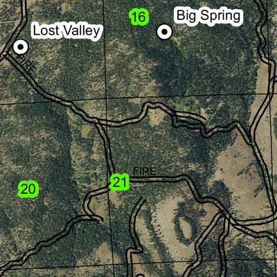 Lost Valley T6S R23E Township Map Preview 2