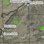 Lawson Mountain T11S R20E Township Map Preview 2