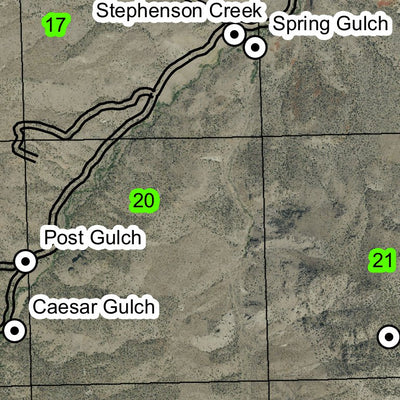 Lawson Mountain T11S R20E Township Map Preview 2