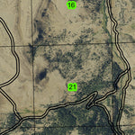 Squaw Butte T6S R22E Township Map Preview 2