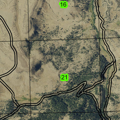 Squaw Butte T6S R22E Township Map Preview 2