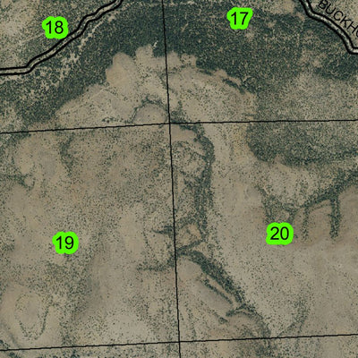 Old Amunger Cabin T11S R25E Township Map Preview 2