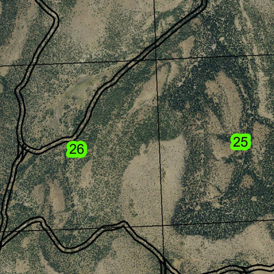 Steamboat Mountain T10S R24E Township Map Preview 3