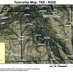Shelton Wayside T8S R22E Township Map Preview 1