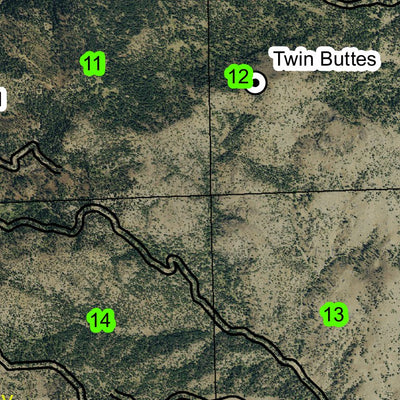Shelton Wayside T8S R22E Township Map Preview 3