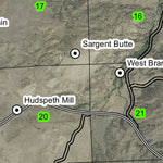 Mitchell T11S R21E Township Map Preview 2