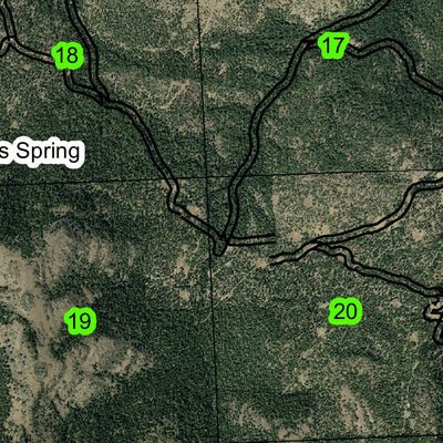Spanish Peak T13S R25E Township Map Preview 2