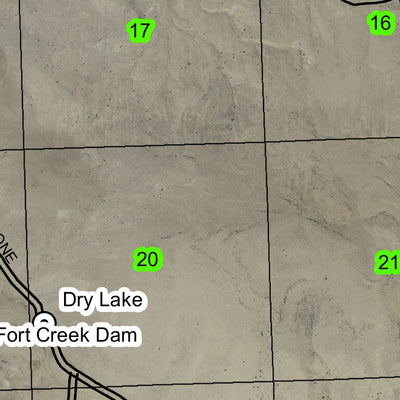 Table Mountain T12S R24E Township Map Preview 2