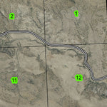 Table Mountain T12S R24E Township Map Preview 3