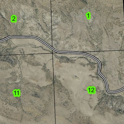Table Mountain T12S R24E Township Map Preview 3