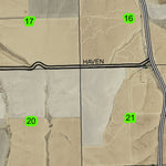 Wasco T1N R17E Township Map Preview 2