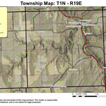 Starvation Point T1N R19E Township Map Preview 1