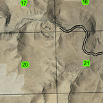Starvation Point T1N R19E Township Map Preview 2