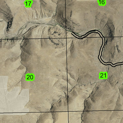 Starvation Point T1N R19E Township Map Preview 2