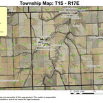 Moro T1S R17E Township Map Preview 1