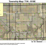 Hay Canyon T1N R18E Township Map Preview 1