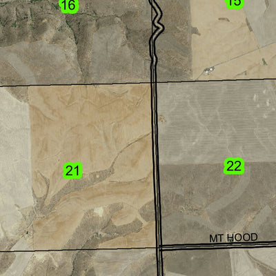 Grass Valley T2S R16E Township Map Preview 2