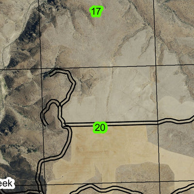Finnegan Creek T4S R16E Township Map Preview 2