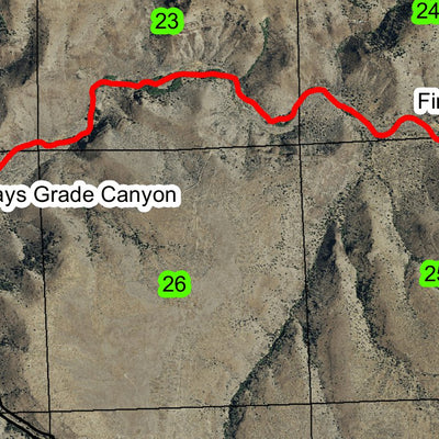Finnegan Creek T4S R16E Township Map Preview 3