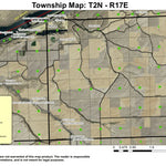 Rufus T2N R17E Township Map Preview 1