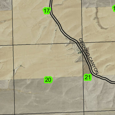 Rufus T2N R17E Township Map Preview 2