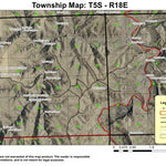 North Pole Ridge T5S R18E Township Map Preview 1