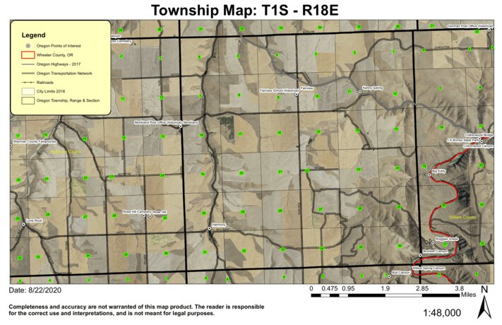 Fairview T1S R18E Township Map by Super See Services | Avenza Maps