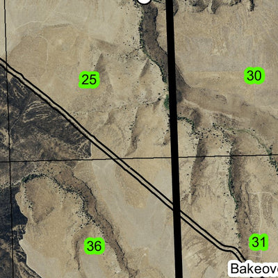 Bakeoven T5S R16E Township Map Preview 3
