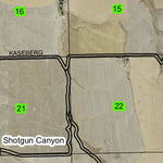 Locust Grove T1N R16E Township Map Preview 2