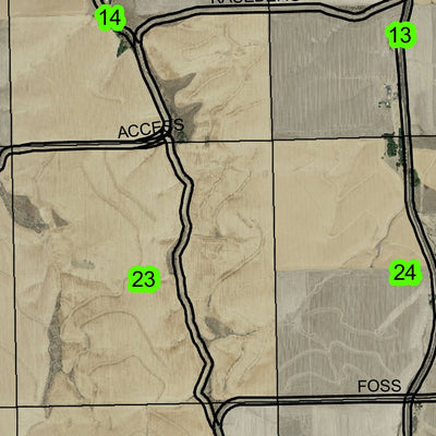 Locust Grove T1N R16E Township Map Preview 3
