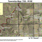 Box Elder Canyon T2S R15E Township Map Preview 1