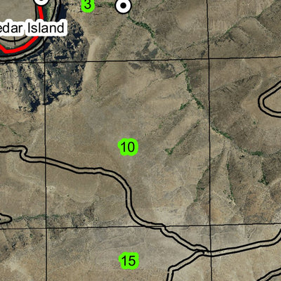 Box Elder Canyon T2S R15E Township Map Preview 3