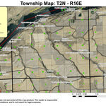 Biggs Junction T2N R16E Township Map Preview 1