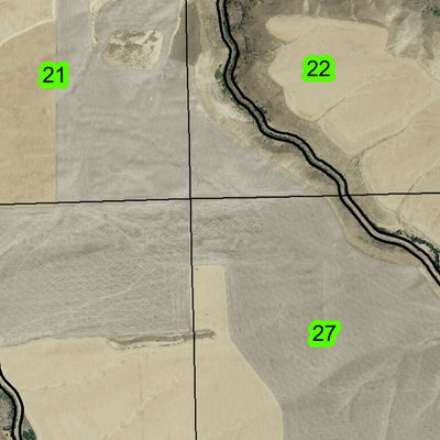 Biggs Junction T2N R16E Township Map Preview 2