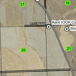 Kent T4S R17E Township Map Preview 2