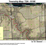 Swanson Canyon T2N R19E Township Map Preview 1